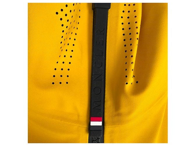 Giacca da sci Moncler Grenoble Teche in poliammide gialla Giallo - vista 5