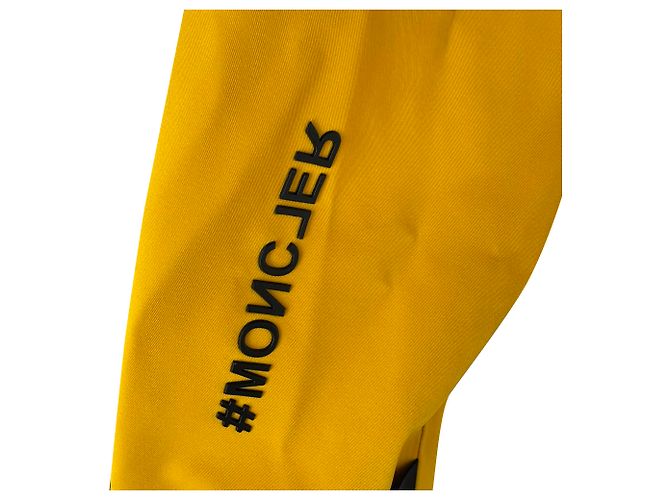 Giacca da sci Moncler Grenoble Teche in poliammide gialla Giallo - vista 7