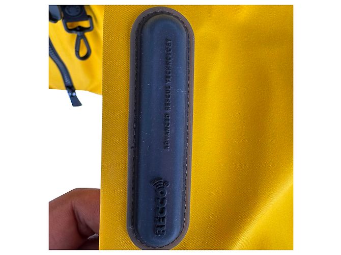 Giacca da sci Moncler Grenoble Teche in poliammide gialla Giallo - vista 8