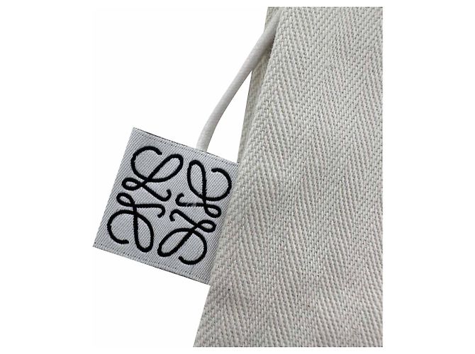 Sandali bassi Loewe Logo in pelle bianca Bianco - vista 15