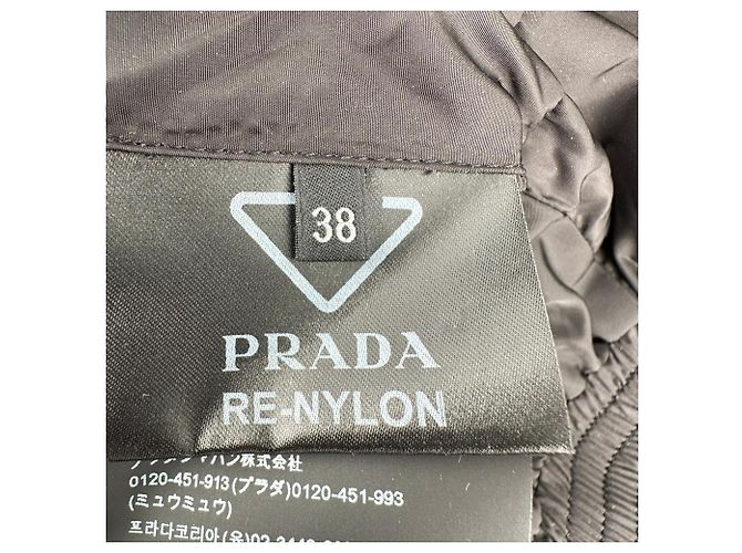 Prada Re-Nylon Steppjacke in Schwarz aus Polyamid - Ansicht 9