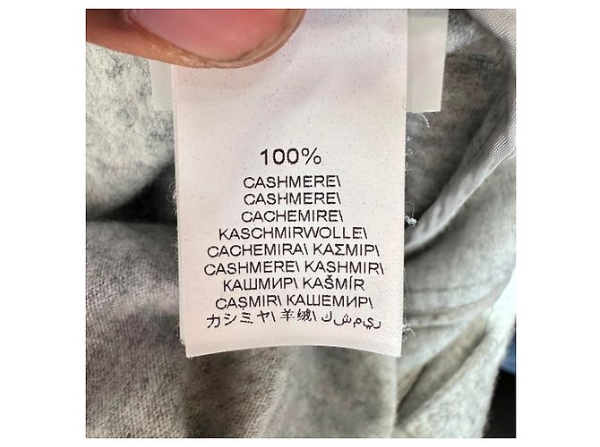 Blazer de botonadura sencilla Brunello Cucinelli en cachemira gris - vista 5
