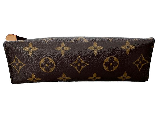 Beauty case Louis Vuitton in Toile Monogram e Pelle Marrone - vista 18