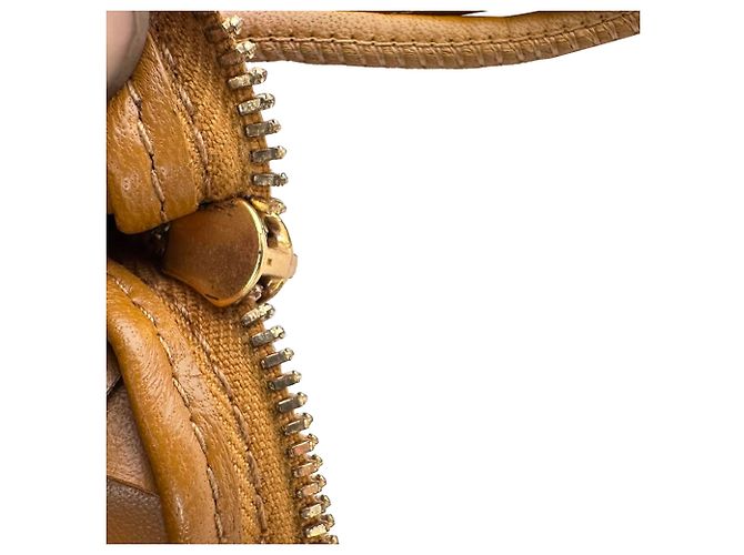Mini borsa a tracolla Loop di Bottega Veneta in agnello marrone - vista 10
