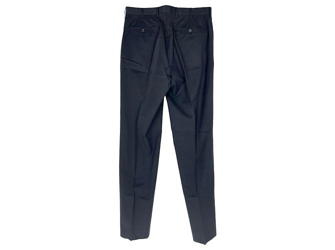 Prada gerade Hose aus schwarzer Viskose - Ansicht 2