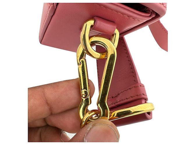 Dior 30 Montaigne Box Schultertasche aus rosa Leder Python drucken - Ansicht 11