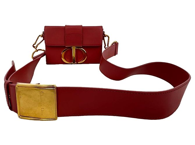 Dior 30 Montaigne Box Schultertasche aus rosa Leder Python drucken - Ansicht 4