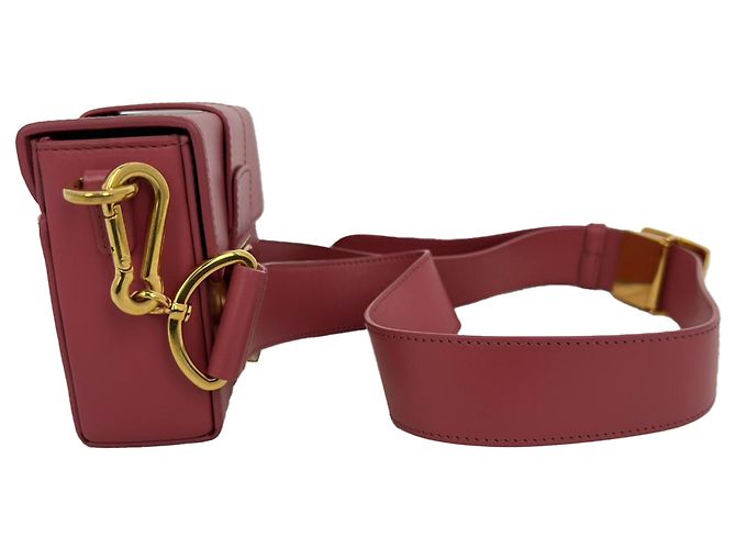 Dior 30 Montaigne Box Schultertasche aus rosa Leder Python drucken - Ansicht 8