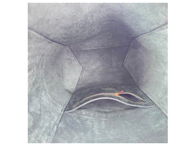 Céline Celine Medium Sangle Bucket Bag aus grünem Leder Olivgrün - Ansicht 10