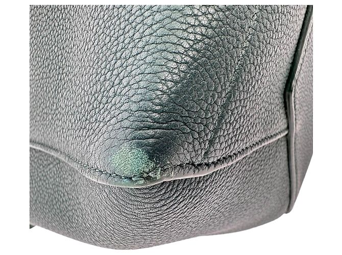 Céline Celine Medium Sangle Bucket Bag aus grünem Leder Olivgrün - Ansicht 8