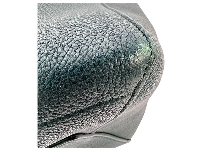 Céline Celine Medium Sangle Bucket Bag aus grünem Leder Olivgrün - Ansicht 9