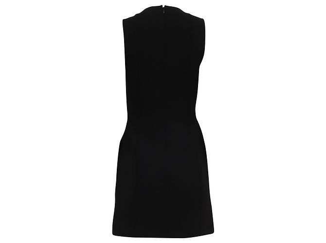 Stella Mc Cartney Mini abito senza maniche Stella McCartney in viscosa nera Stampa python - vista 2