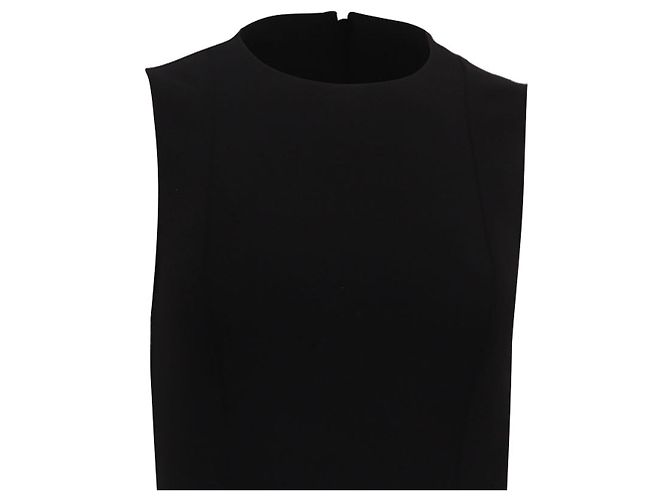 Stella Mc Cartney Mini abito senza maniche Stella McCartney in viscosa nera Stampa python - vista 3