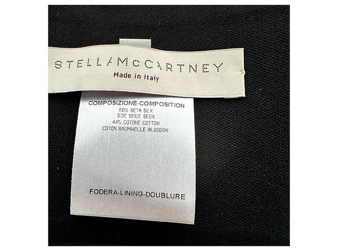 Stella Mc Cartney Stella McCartney Gürtel aus schwarzer Seide (nicht aus Leder) - Ansicht 10