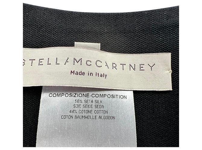 Stella Mc Cartney Stella McCartney Gürtel aus schwarzer Seide (nicht aus Leder) - Ansicht 11