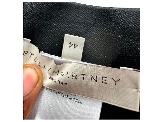 Stella Mc Cartney Stella McCartney Gürtel aus schwarzer Seide (nicht aus Leder) - Ansicht 9