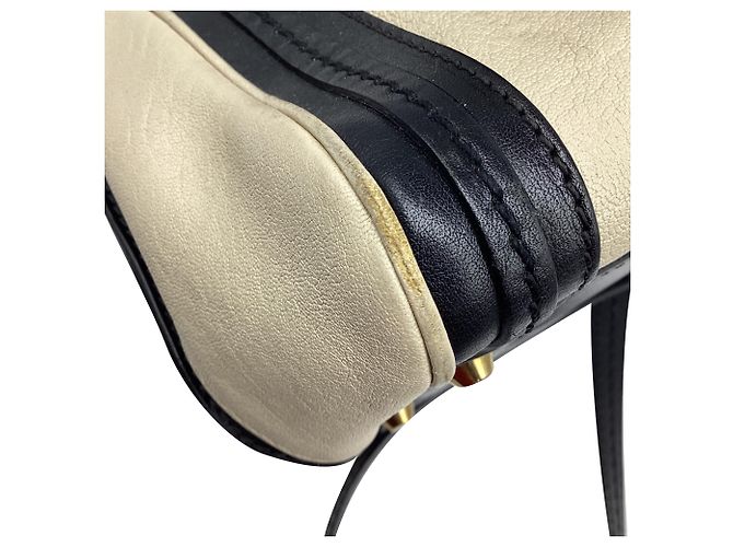 Borsa Alice Small Colorblock in pelle nera Chloé Nero - vista 10
