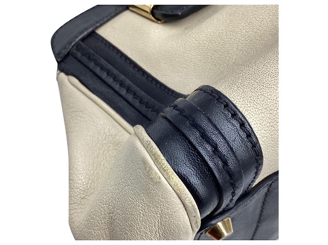 Borsa Alice Small Colorblock in pelle nera Chloé Nero - vista 11