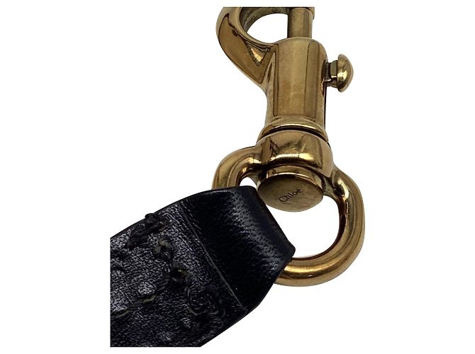 Borsa Alice Small Colorblock in pelle nera Chloé Nero - vista 13