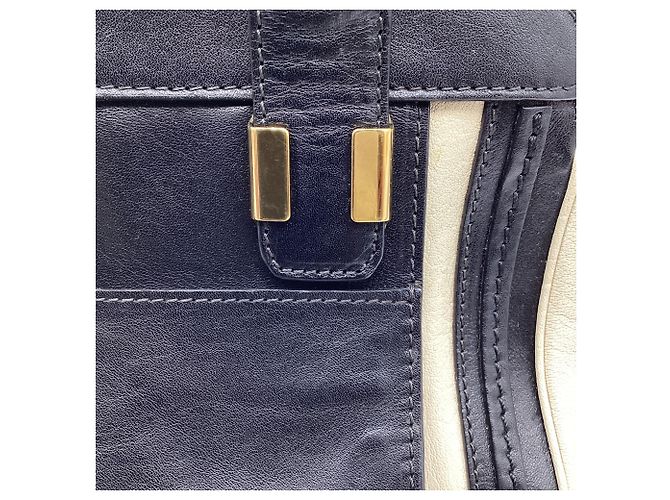 Borsa Alice Small Colorblock in pelle nera Chloé Nero - vista 15