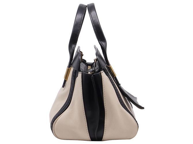 Borsa Alice Small Colorblock in pelle nera Chloé Nero - vista 2