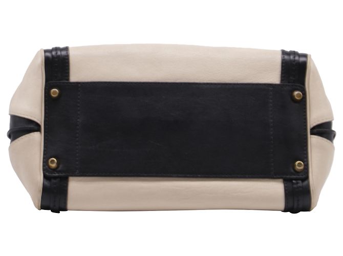 Borsa Alice Small Colorblock in pelle nera Chloé Nero - vista 4