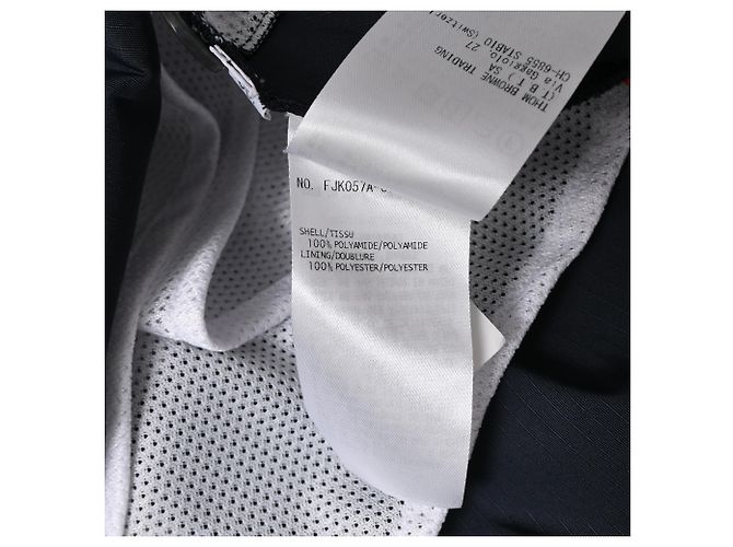 Minifalda plisada Thom Browne de 4 rayas en poliamida negra Negro - vista 17
