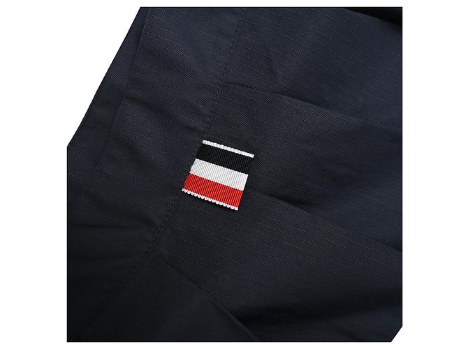 Minifalda plisada Thom Browne de 4 rayas en poliamida negra Negro - vista 21