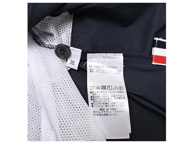 Minifalda plisada Thom Browne de 4 rayas en poliamida negra Negro - vista 5