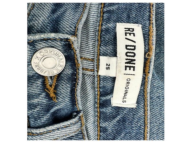 Autre Marque Jeans Straight Leg Re/Done en algodón azul claro - vista 5