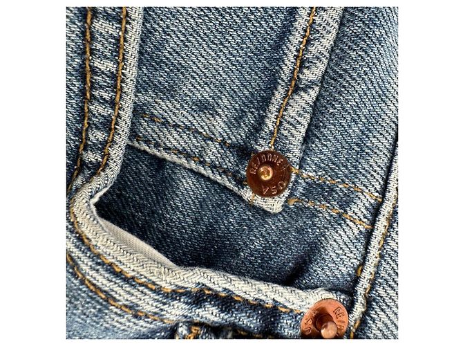 Autre Marque Jeans Straight Leg Re/Done en algodón azul claro - vista 7