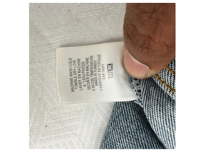 Autre Marque Jeans Straight Leg Re/Done en algodón azul claro - vista 8