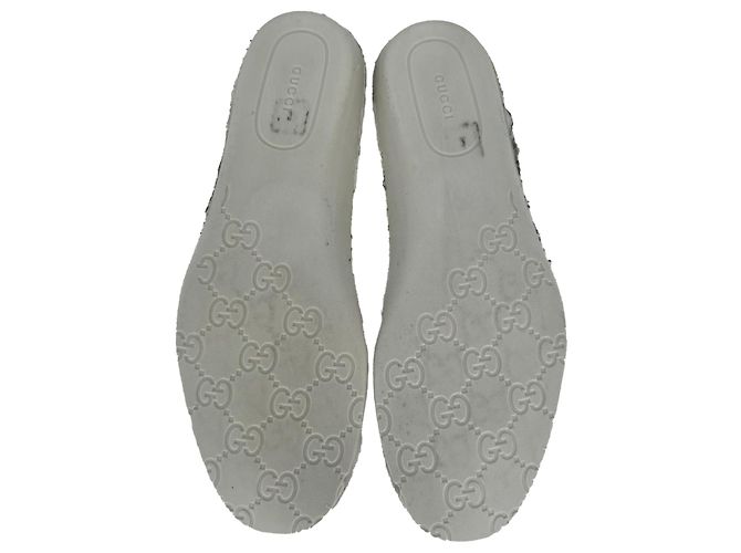 Sneakers Gucci Ultrapace Low Top in glitter argento - vista 14