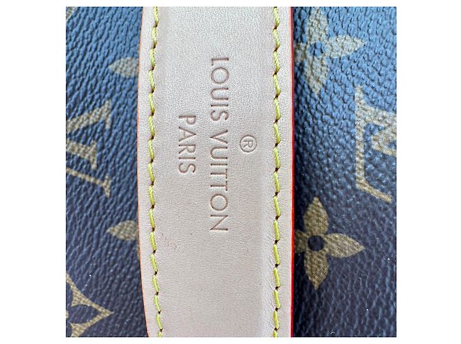 Beauty case Louis Vuitton in Toile Monogram e Pelle Marrone - vista 10
