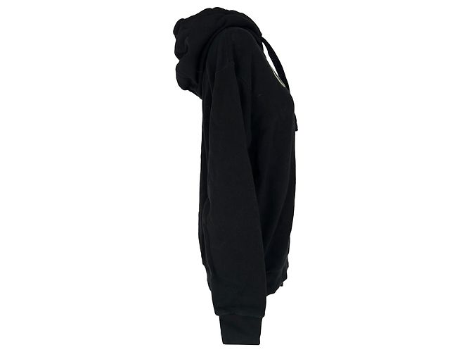 Sudadera Gucci Mad Cookies Graphic Print en algodón negro - vista 2