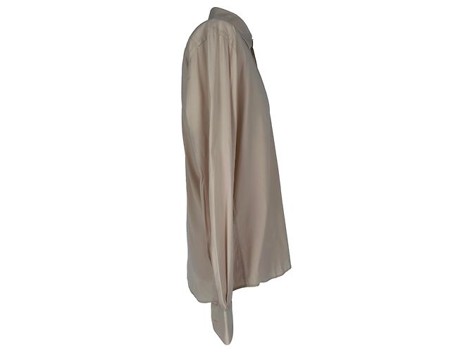 Camisa de botones Prada en algodón beige - vista 2