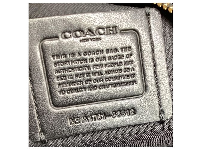 Borsa a tracolla Coach in pelle nera Nero - vista 10