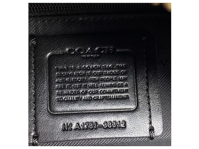 Borsa a tracolla Coach in pelle nera Nero - vista 11