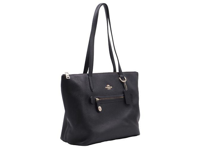 Borsa a tracolla Coach in pelle nera Nero - vista 4