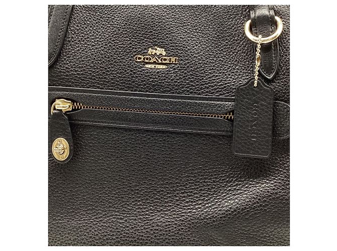 Borsa a tracolla Coach in pelle nera Nero - vista 7