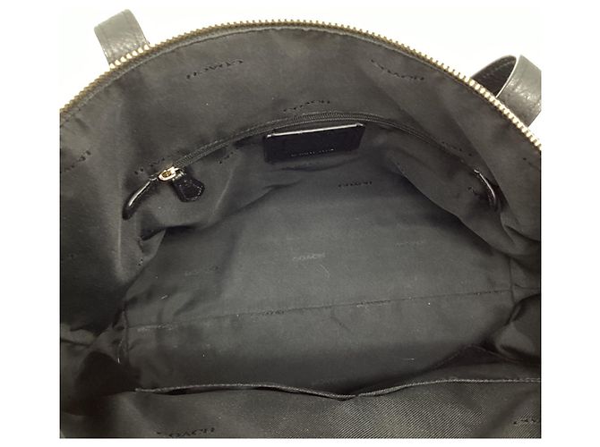 Borsa a tracolla Coach in pelle nera Nero - vista 8