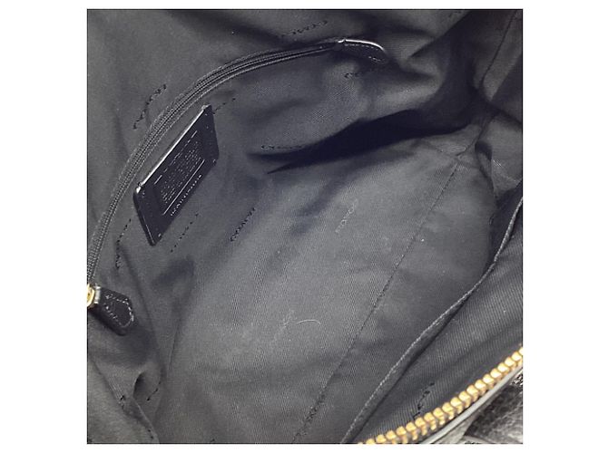 Borsa a tracolla Coach in pelle nera Nero - vista 9