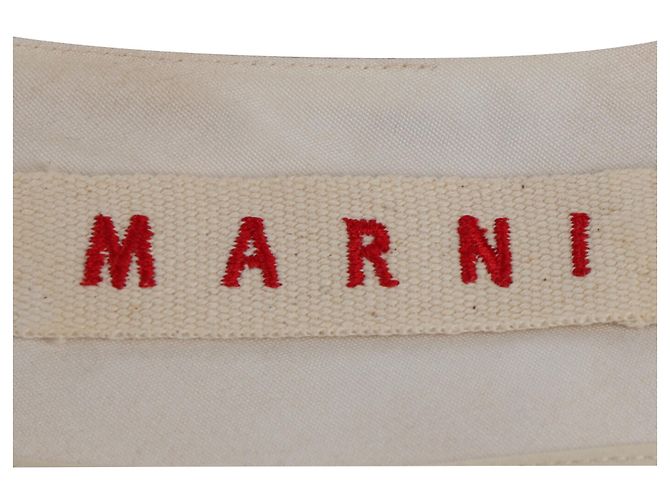Gonna midi a matita stampata Marni in cotone multicolore - vista 4