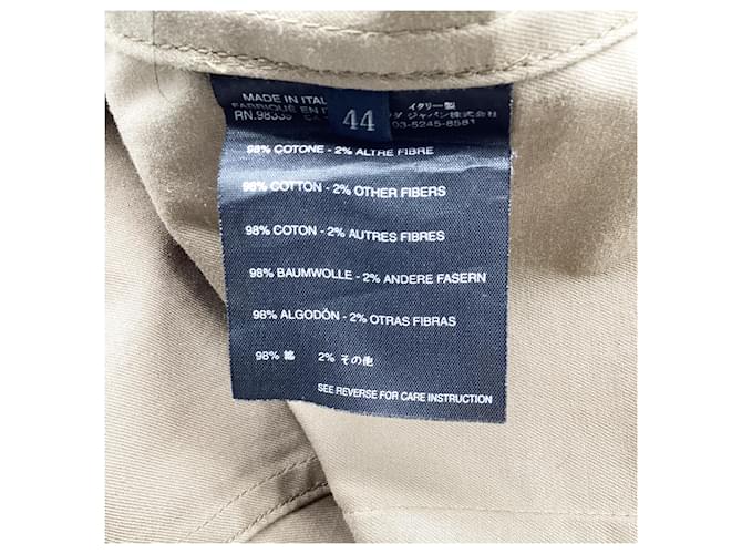 Blazer de traje Prada en algodón marrón Castaño - vista 5