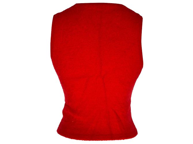 Top de tirantes de nailon cepillado Alice + Olivia rojo Roja - vista 3