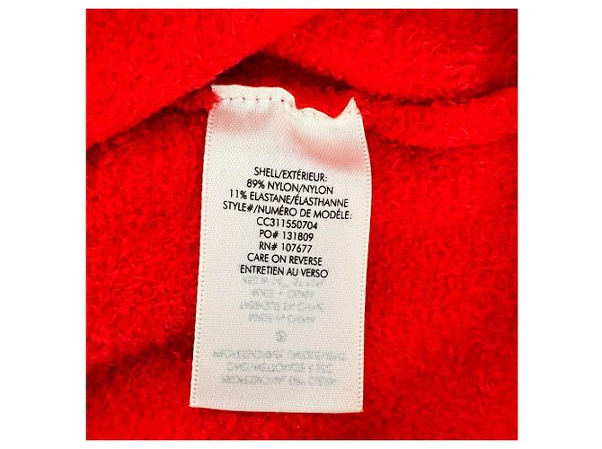 Top de tirantes de nailon cepillado Alice + Olivia rojo Roja - vista 6