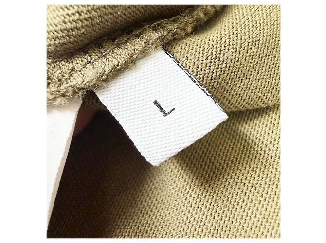 T-shirt Loewe Anagram in cotone oliva Verde Verde oliva - vista 5