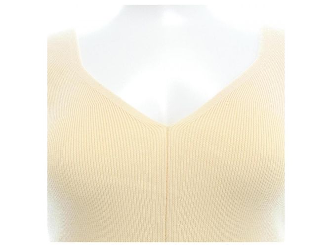 Autre Marque The Row 4979-Y196 Top de mezcla de cachemira Beige - vista 5