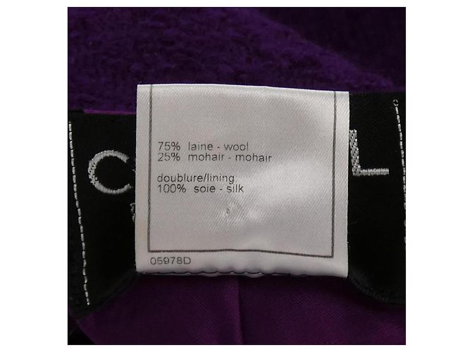 Cappotto Chanel Porpora - vista 3