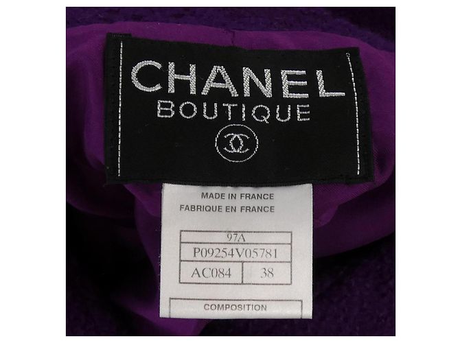 Cappotto Chanel Porpora - vista 4